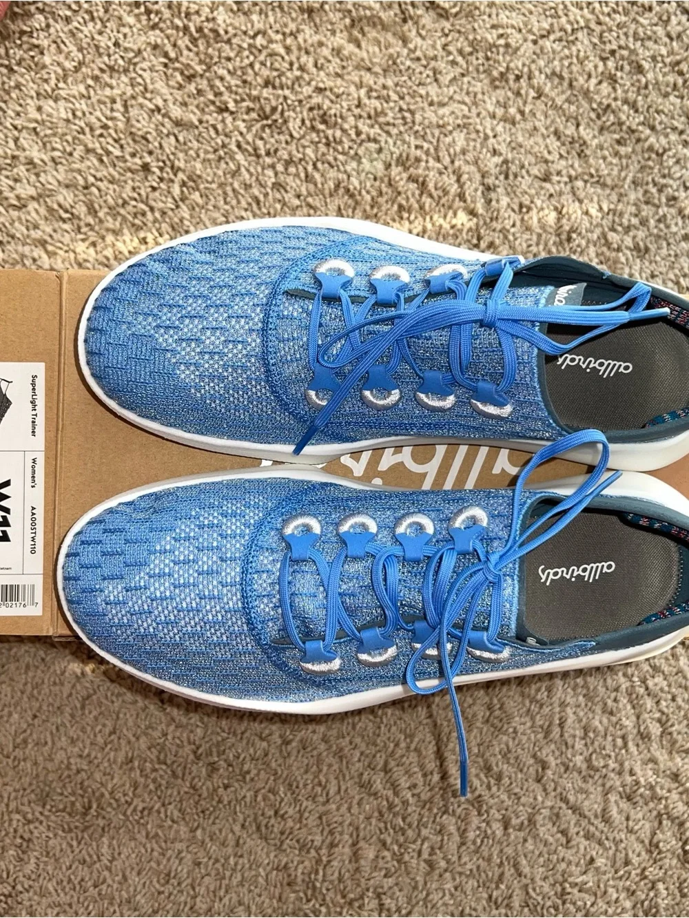 Allbirds Women’s Superlight Trainer Knit Runner - Casual Shoe W11 NWB